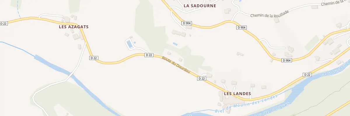 Plan du 5067A Les Landes à Mouret
