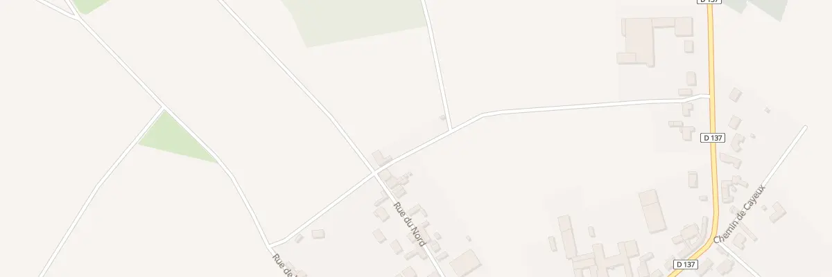 Plan du 18 Rue du Nord à Mézières-en-Santerre