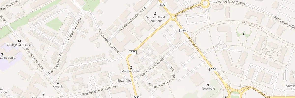 Plan du 1 Rue du Moulin à Vent à Lieusaint