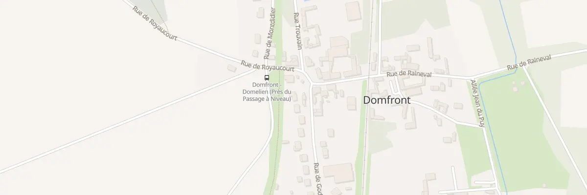 Plan du 4 Rue de Godenvillers à Dompierre