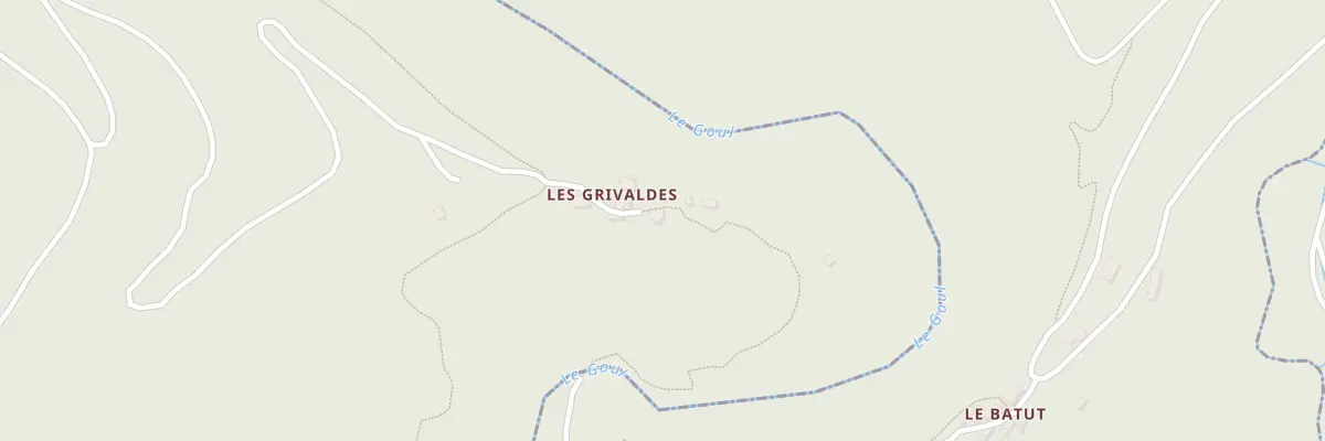 Plan du 6017 Les Gribaldes à Lapeyrugue