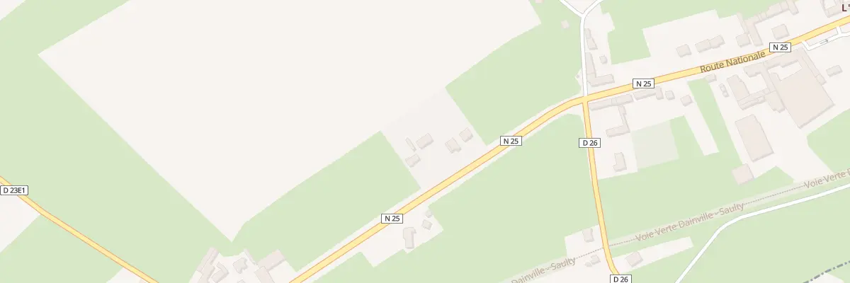 Plan du 38B Rte Nationale à Bavincourt