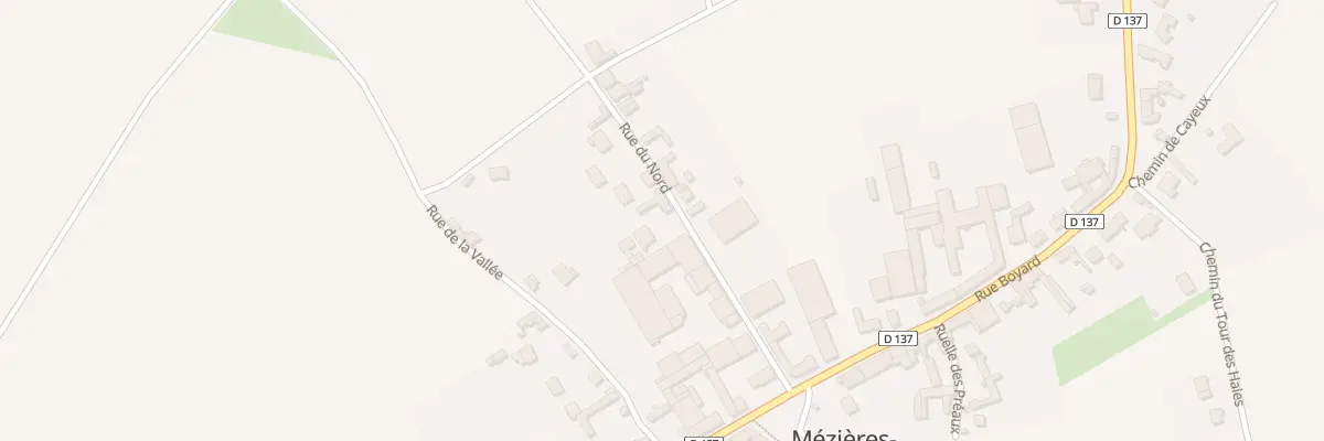 Plan du 5 Rue du Nord à Mézières-en-Santerre