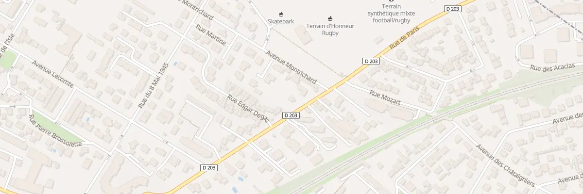 Plan du 163 Rue du Général de Gaulle à Villiers-sur-Marne