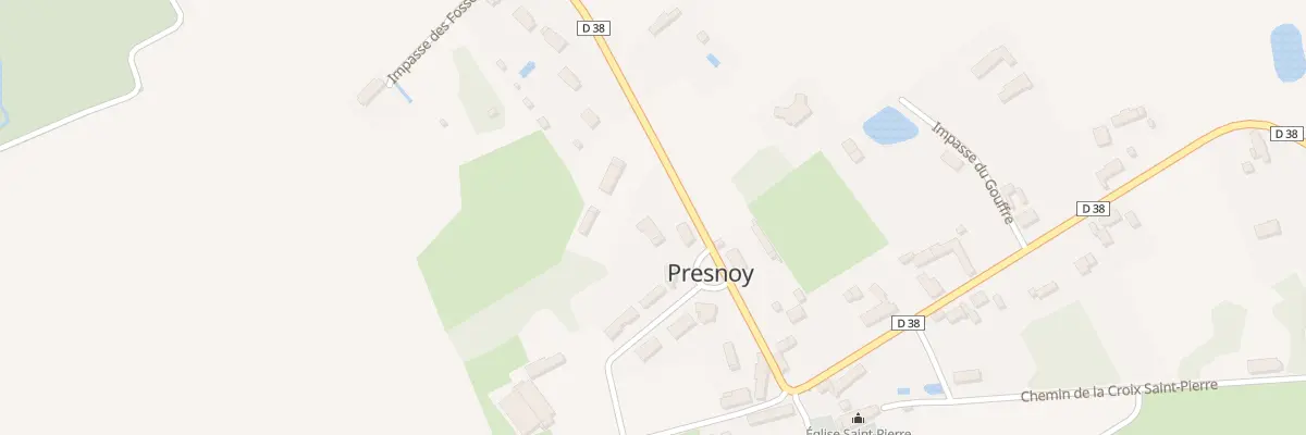 Plan du 15 Rte de Ladon à Presnoy