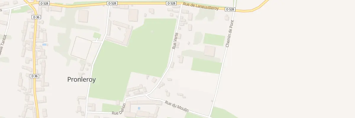 Plan du 8 Rue Verte à Pronleroy
