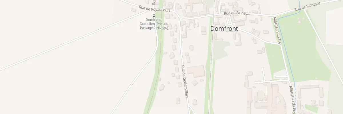 Plan du 12 Rue de Godenvillers à Domfront