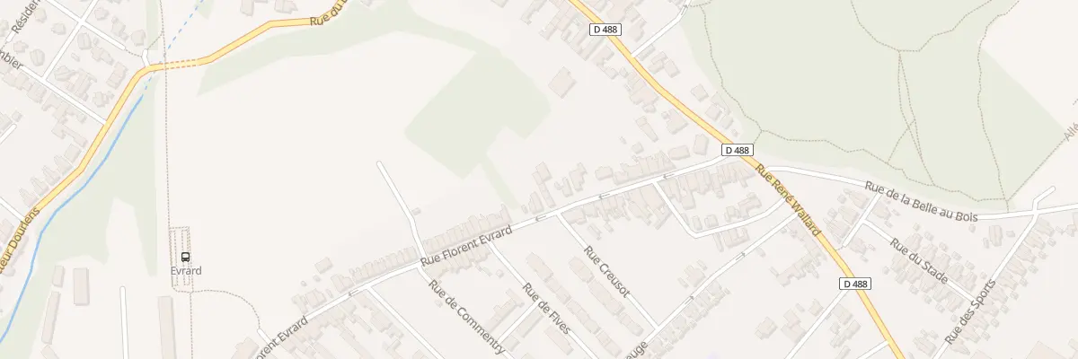 Plan du 677B Rue Florent Evrard à Bruay-la-Buissière