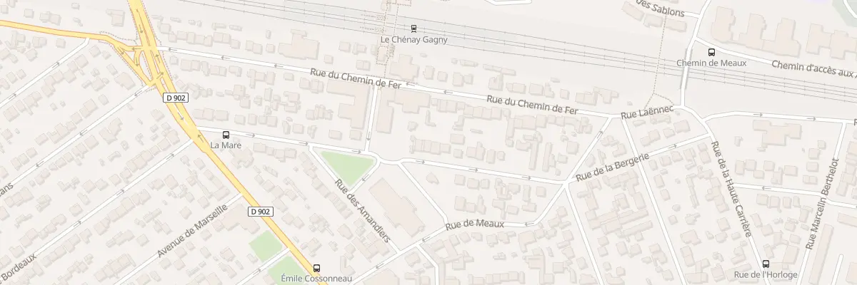 Plan du 28 Rue de la Mare à Gagny