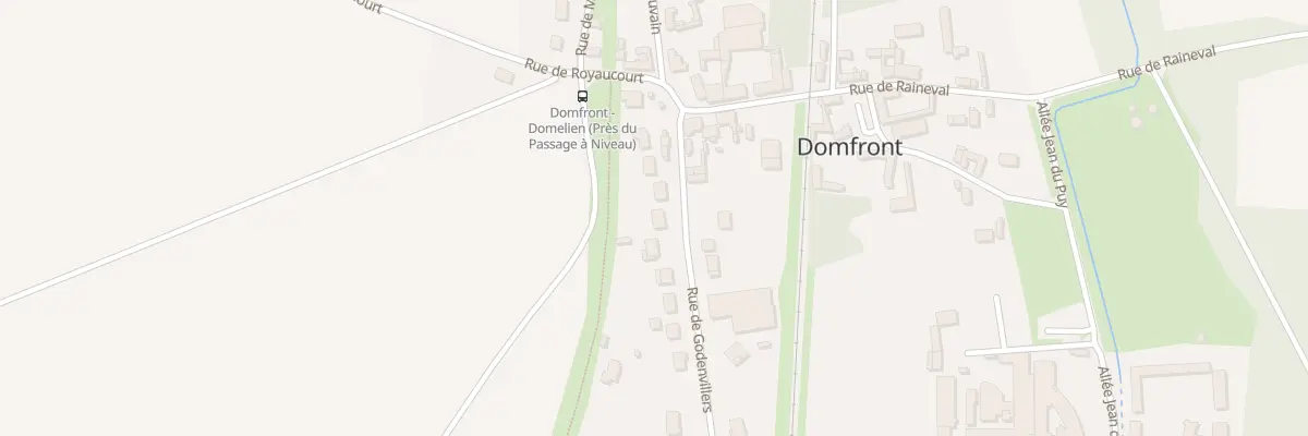 Plan du 10 Rue de Godenvillers à Domfront