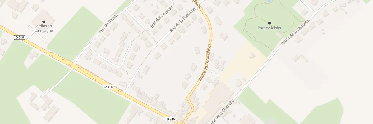 Plan du 7 Rte de Terdeghem à Saint-Sylvestre-Cappel