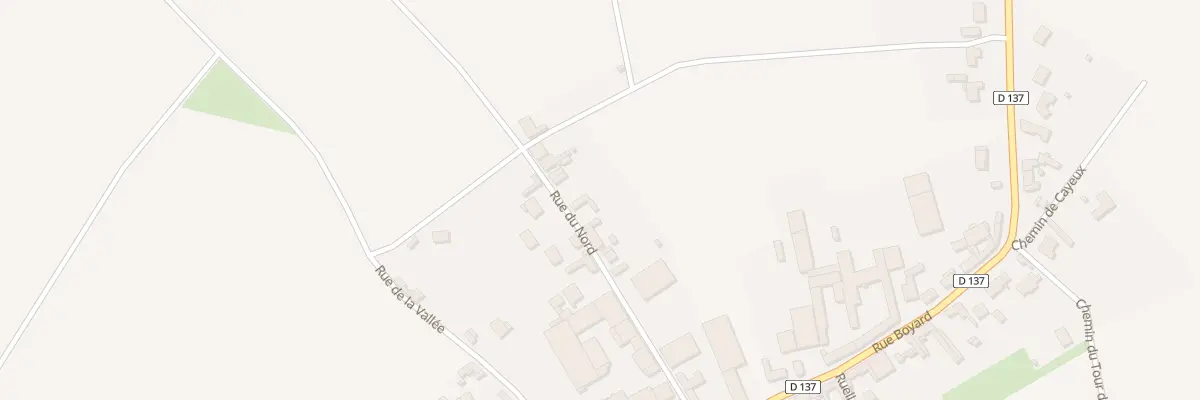 Plan du 10 Rue du Nord à Mézières-en-Santerre