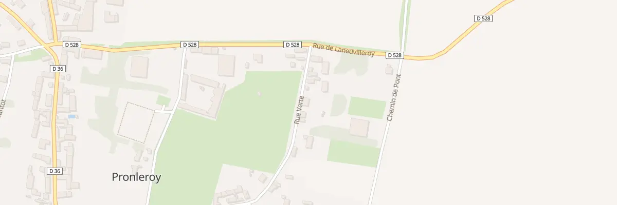 Plan du 14 Rue Verte à Pronleroy