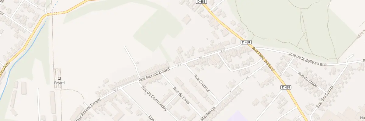 Plan du 677 Rue Florent Evrard à Bruay-la-Buissière