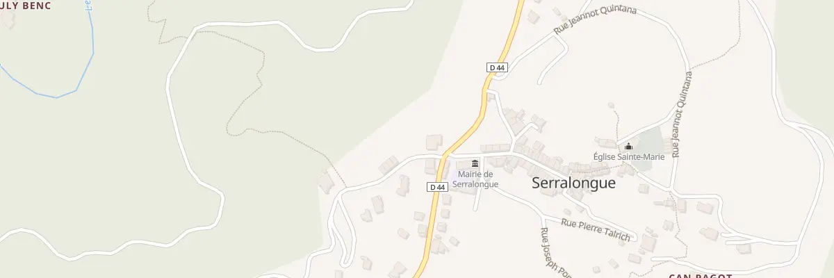 Plan du 4 Bac Petit à Serralongue