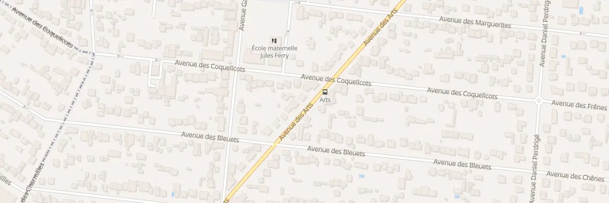 Plan du 134 Av des Arts à Montfermeil