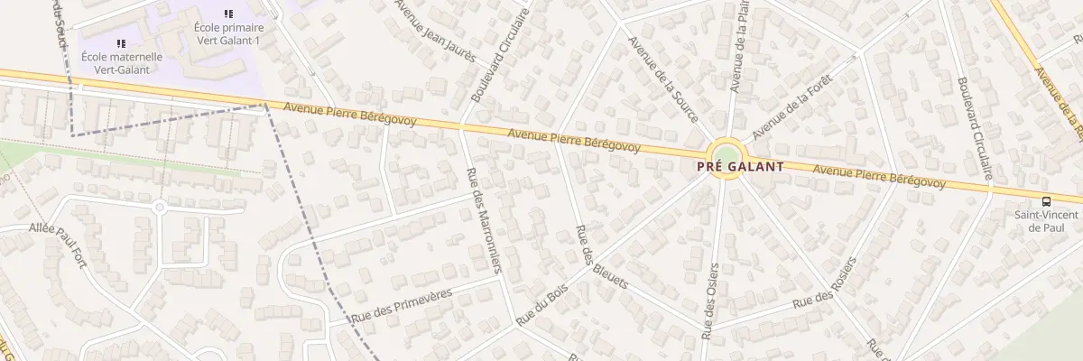 Plan du 6 Rue des Bleuets à Villepinte