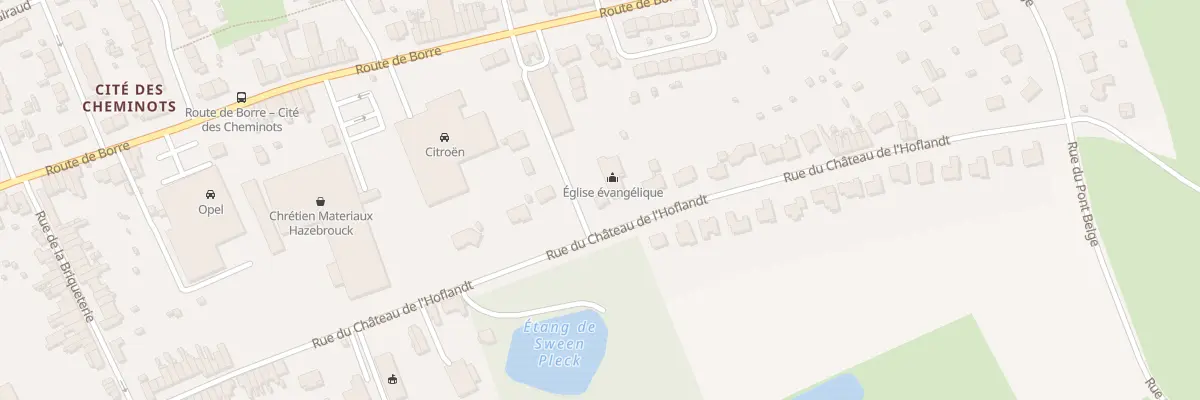 Plan du 31 Rue du Château de l’Hoflandt à Hazebrouck