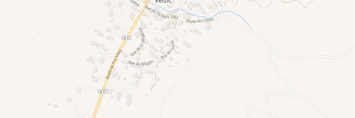 Plan du 3 Rue du Lavoir à Velzic