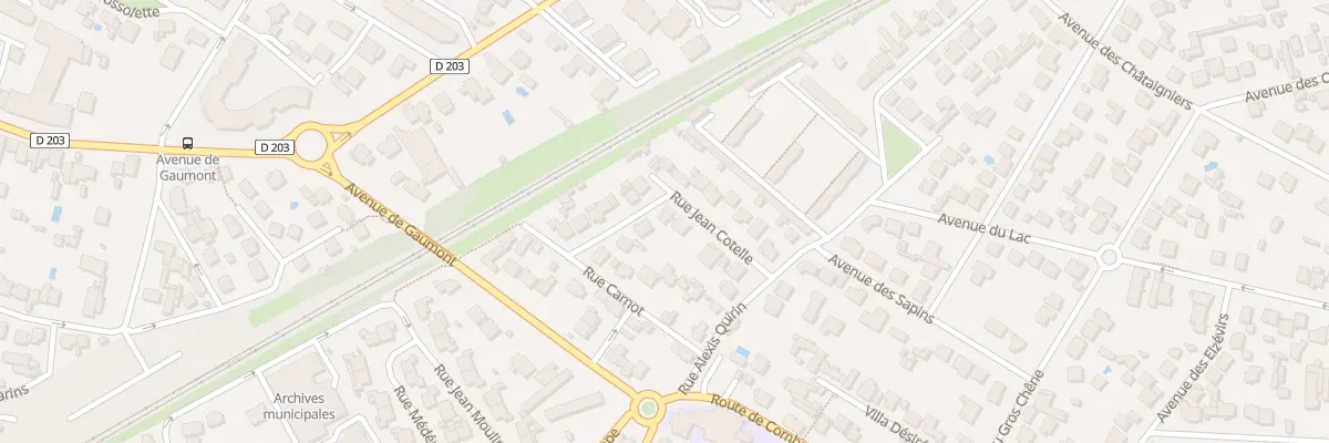 Plan du 9 Rue Jean Cotelle à Villiers-sur-Marne