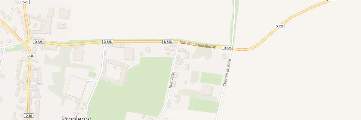 Plan du 18 Rue Verte à Pronleroy