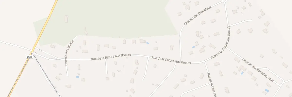 Plan du 40 Rue de la Pâture aux Boeufs à Chailly-en-Gâtinais