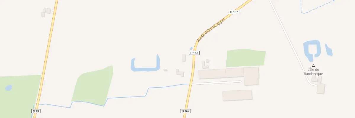 Plan du 3 Rte d’Oost-cappel à Bambecque