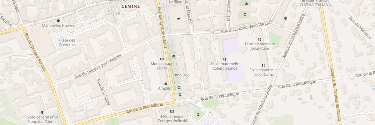 Plan du 21 Av Aristide Briand à Noisy-le-Grand