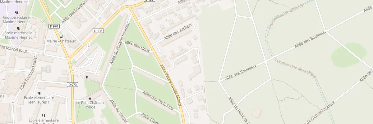 Plan du 21 All Vve Lindet Girard à Clichy-sous-Bois
