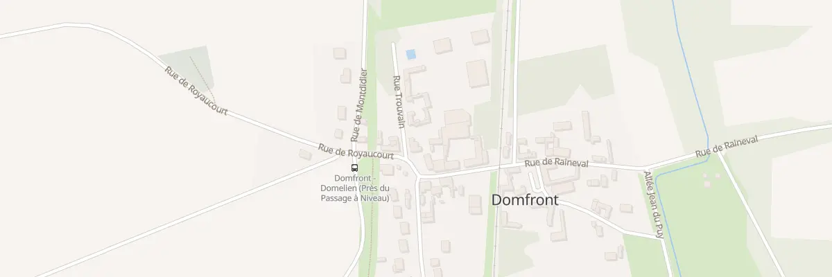 Plan du 2 Rue Trouvain à Domfront