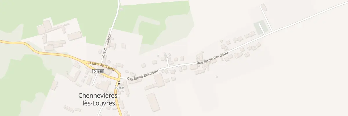 Plan du 15B Rue Emile Boisseau à Chennevières-lès-Louvres