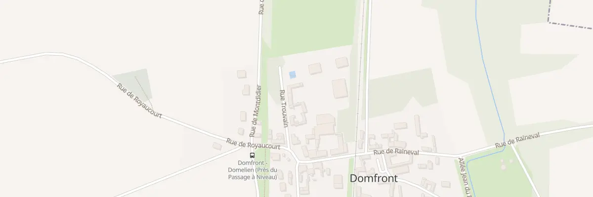 Plan du 8 Rue Trouvain à Domfront