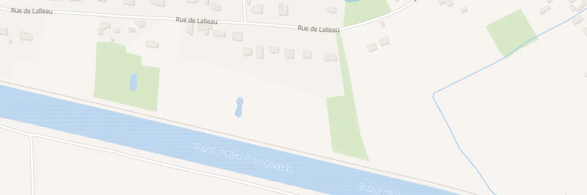 Plan du 549 Rue de Lalleau à Robecq