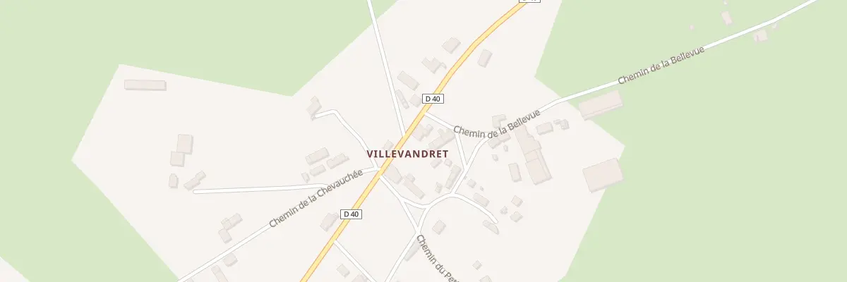 Plan du 1 Chem de la Bellevue à Chazemais