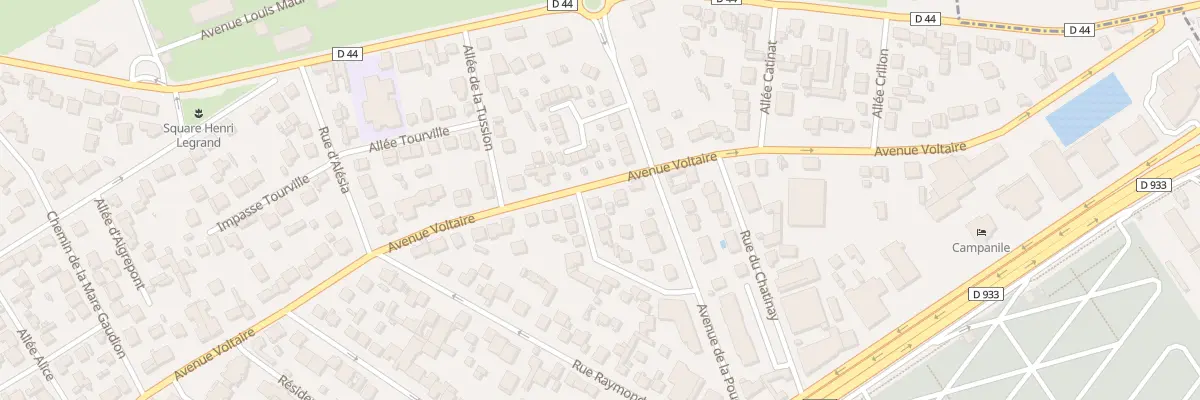 Plan du 108 Av Voltaire à Livry-Gargan