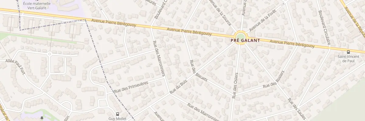 Plan du 14 Rue des Bleuets à Villepinte