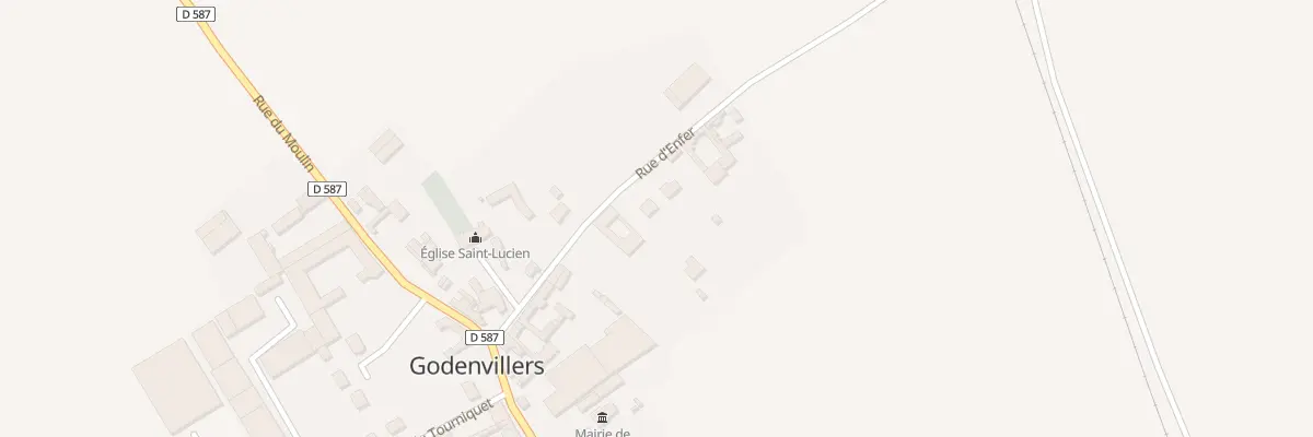 Plan du 65 Rue d’Enfer à Godenvillers