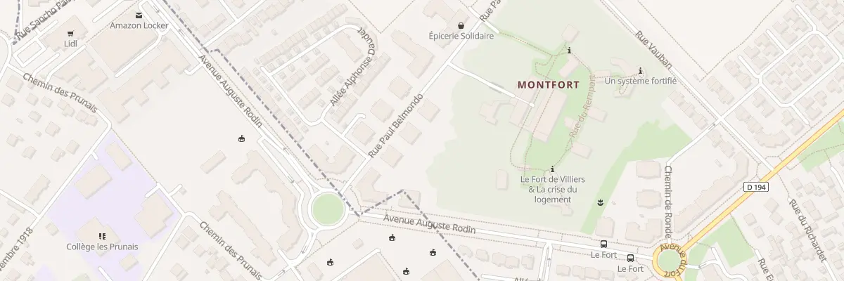 Plan du 6 Rue Paul Belmondo à Noisy-le-Grand
