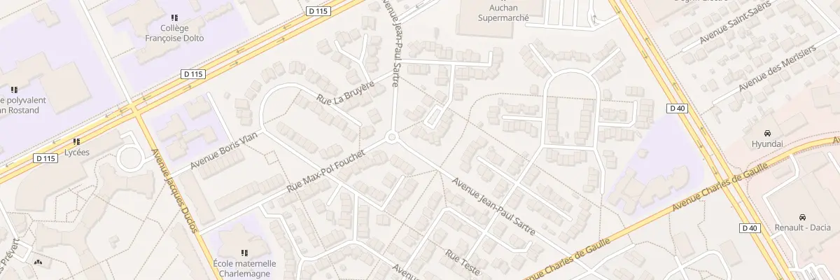Plan du 17 Rue Pierre Loti à Villepinte