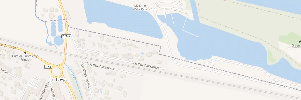 Plan du 22 Rue des Verdennes à Saint-Fargeau-Ponthierry