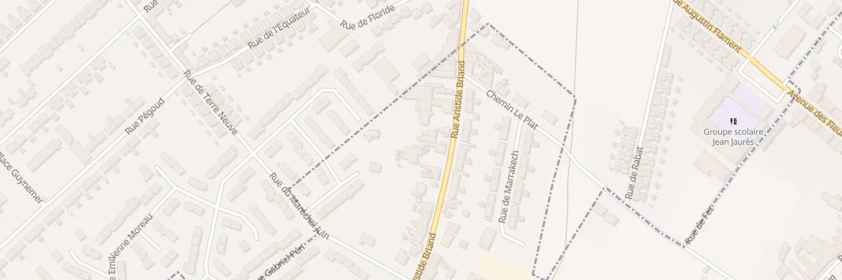 Plan du 649 Rue Aristide Briand à Houdain