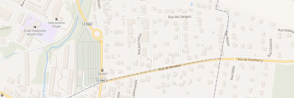 Plan du 8 Rue Jean Ferrat à Saint-Fargeau-Ponthierry
