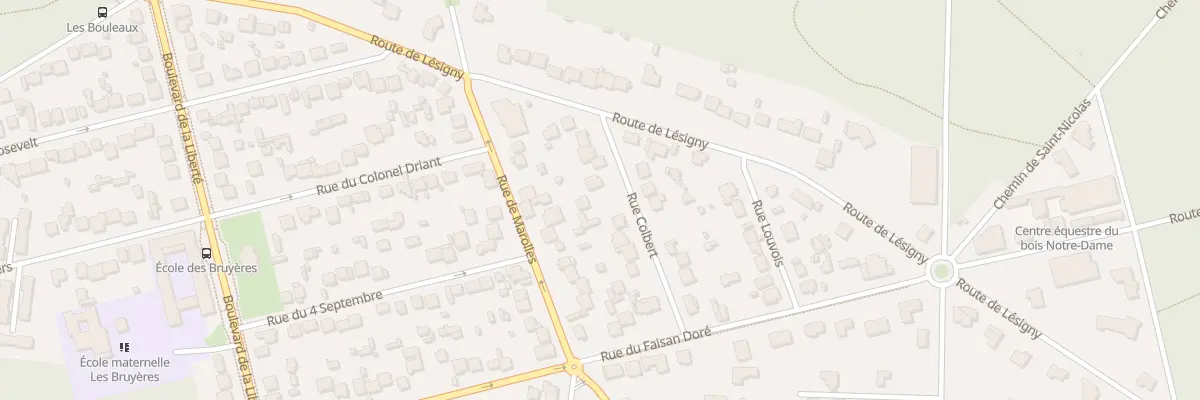 Plan du 10 Rue Colbert à Sucy-en-Brie