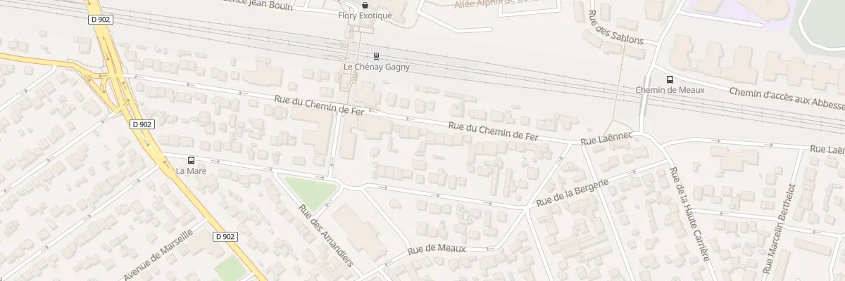Plan du 27 Rue du Chemin de Fer à Gagny