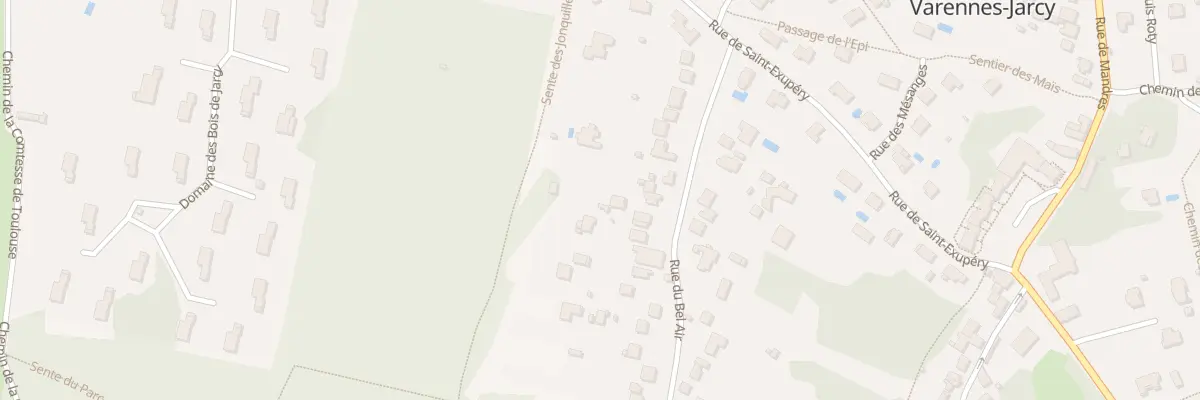 Plan du 51 Rue du Bel Air à Varennes-Jarcy