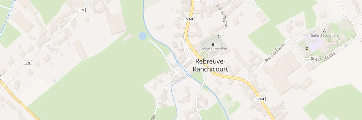 Plan du 10 Rue du Moulin à Rebreuve-Ranchicourt
