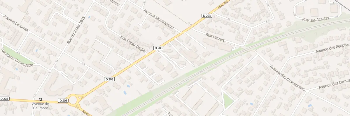 Plan du 164B Rue du Général de Gaulle à Villiers-sur-Marne