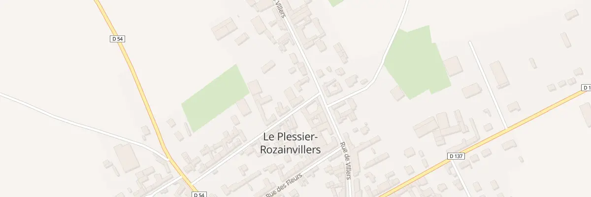 Plan du 27 Rue des Vergeaux au Plessier-Rozainvillers