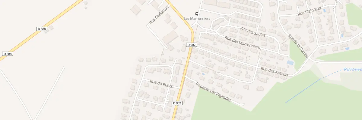 Plan du 8 Rue des Bruyères à Luc-la-Primaube