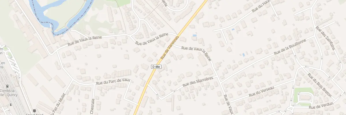 Plan du 75 Rue de Varennes à Combs-la-Ville